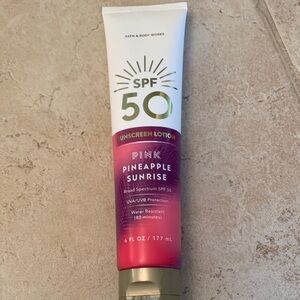 Bath & Body Works Pink Pineapple Sunrise Sunscreen SPF 50